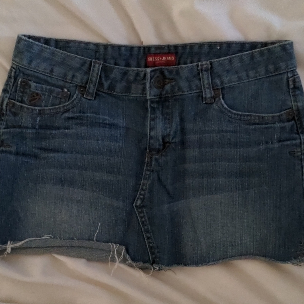 Guess jean skirt